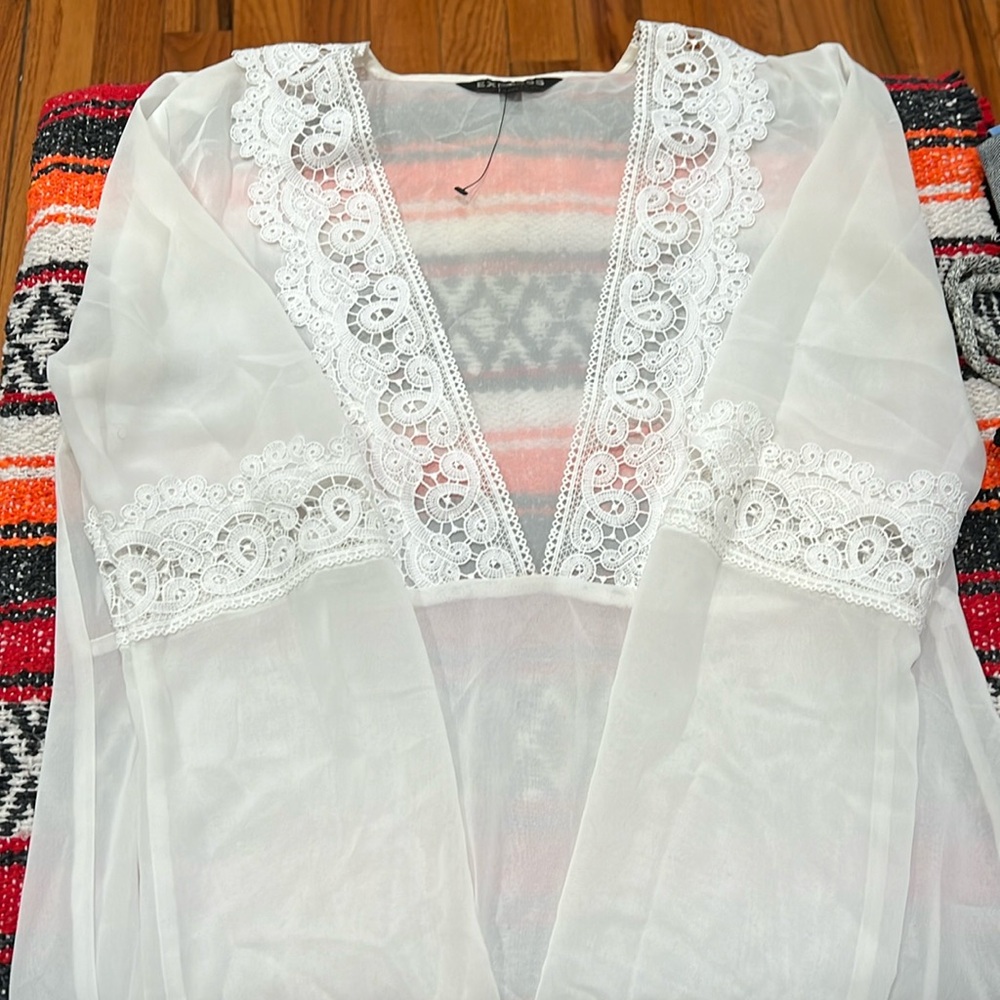 Express white blouse